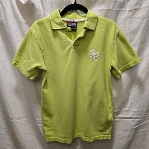 Southpole Y2K Boys Polo Shirt Size M (12-14) Green Short Sleeve Casual Top